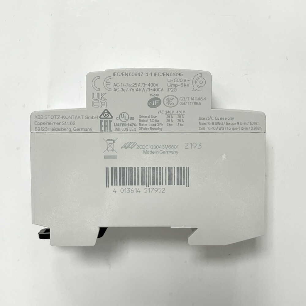 Контактор модульний ABB 4p 25А 230В AC/DC ESB25-40N-06 ( 1SAE231111R0640 )